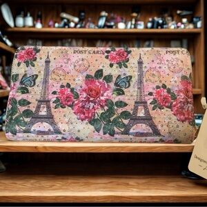 Parisian Floral Clutch